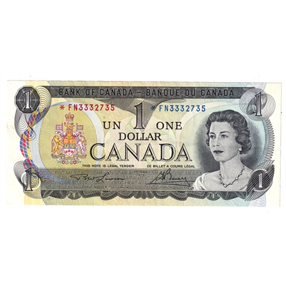 BC-46aA 1973 Canada $1 Lawson-Bouey, *FN, EF