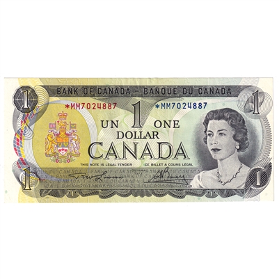 BC-46aA 1973 Canada $1 Lawson-Bouey, *MM, VF-EF