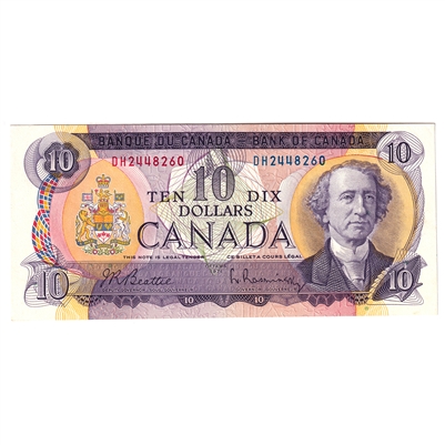BC-49a 1971 Canada $10 Beattie-Rasminsky, DH, AU