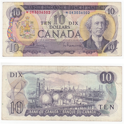 BC-49bA 1971 Canada $10 Bouey-Rasminsky, *DK, F