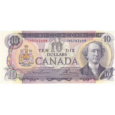 BC-49c 1971 Canada $10 Lawson-Bouey, TM, CUNC