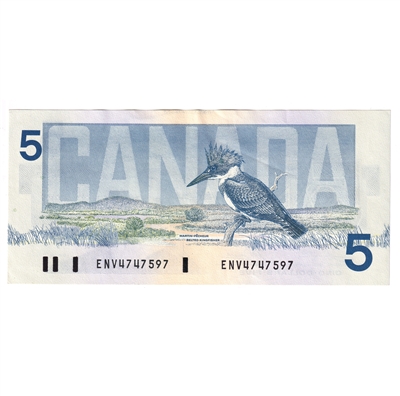BC-56a 1986 Canada $5 Crow-Bouey, ENV, AU