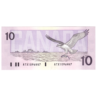 BC-57aA 1989 Canada $10 Thiessen-Crow, ATX, UNC