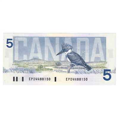 BC-56b 1986 Canada $5 Thiessen-Crow, EPD, CUNC