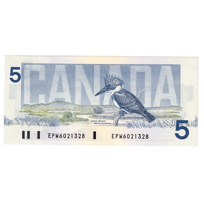 BC-56b 1986 Canada $5 Thiessen-Crow, EPW, UNC