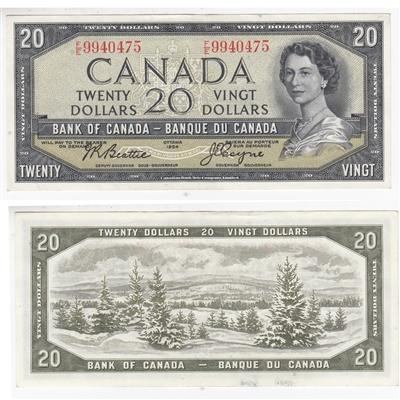 BC-41a 1954 Canada $20 Beattie-Coyne, F/E, EF