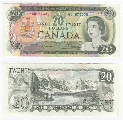 BC-50b 1969 Canada $20 Lawson-Bouey, WS, AU