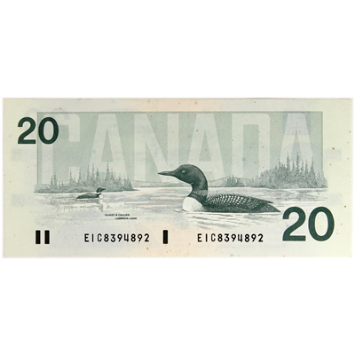 BC-58a 1991 Canada $20 Thiessen-Crow, EIC, EF-AU