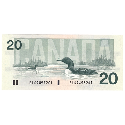 BC-58a 1991 Canada $20 Thiessen-Crow, EIC, UNC