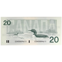 BC-58a 1991 Canada $20 Thiessen-Crow, ESH, UNC