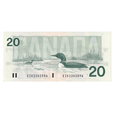 BC-58a-i 1991 Canada $20 Thiessen-Crow, EIK, AU-UNC