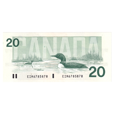 BC-58a-i 1991 Canada $20 Thiessen-Crow, EIM, CUNC