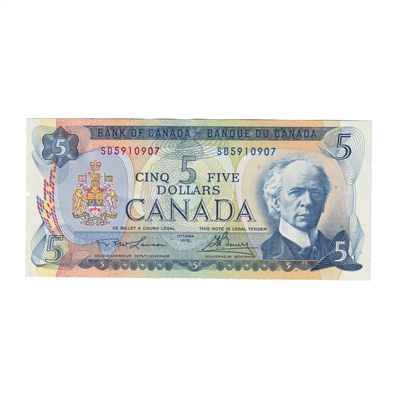 BC-48b 1972 Canada $5 Lawson-Bouey, SD, AU