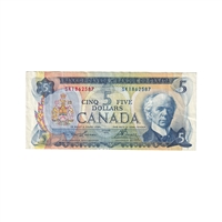 BC-48b 1972 Canada $5 Lawson-Bouey, SK, VF