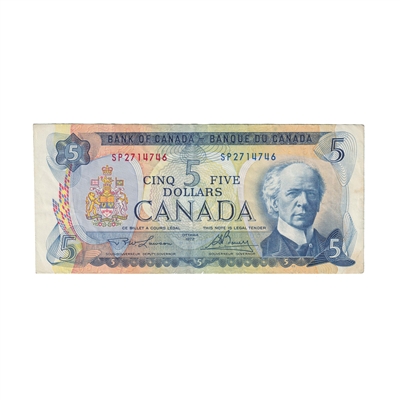 BC-48b 1972 Canada $5 Lawson-Bouey, SP, VF