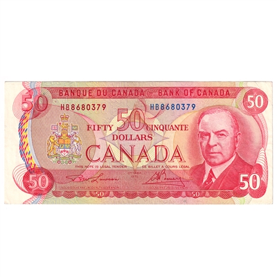 BC-51a-i 1975 Canada $50 Lawson-Bouey, EHB, CIRC