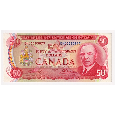 BC-51a-i 1975 Canada $50 Lawson-Bouey, EHD, Circ