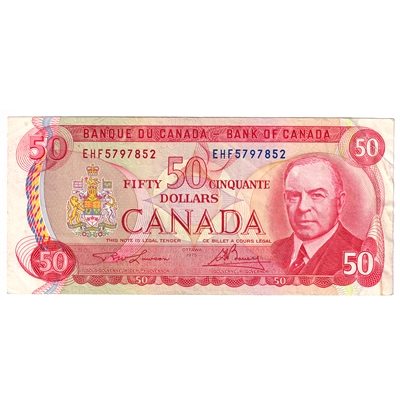 BC-51a-i 1975 Canada $50 Lawson-Bouey, EHF, CIRC