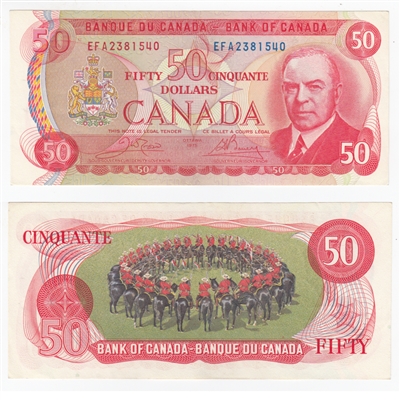 BC-51b 1975 Canada $50 Crow-Bouey, EFA, AU