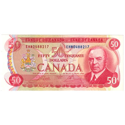BC-51b 1975 Canada $50 Crow-Bouey, EHN, EF-AU