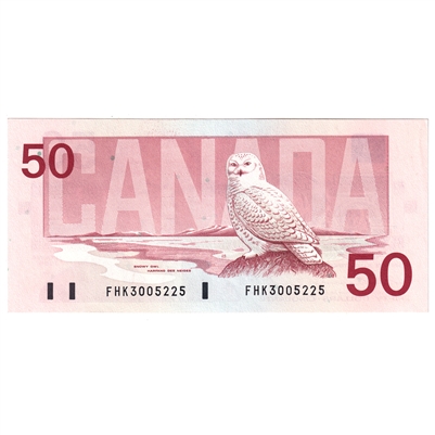 BC-59a 1988 Canada $50 Thiessen-Crow, FHK, AU-UNC