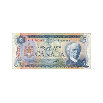 BC-48bA 1972 Canada $5 Lawson-Bouey, *SB Below 1.6M, VF