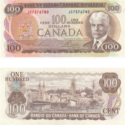 BC-52a 1975 Canada $100 Lawson-Bouey, JC, EF-AU