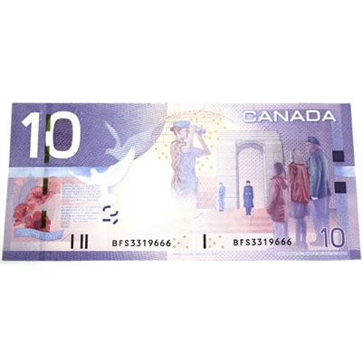 BC-68b 2009 Canada $10 Jenkins-Carney, BFS, UNC