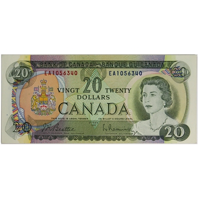 BC-50a 1969 Canada $20 Beattie-Rasminsky, EA, EF-AU