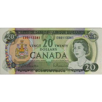 BC-50a 1969 Canada $20 Beattie-Rasminsky, EB, EF