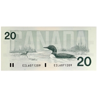 BC-58a-i 1991 Canada $20 Thiessen-Crow, EIL, CUNC
