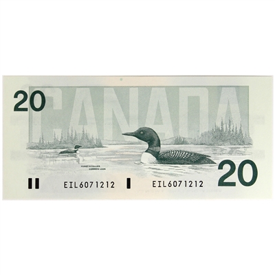 BC-58a-i 1991 Canada $20 Thiessen-Crow, EIL, UNC