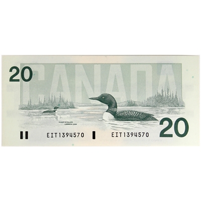 BC-58a-i 1991 Canada $20 Thiessen-Crow, EIT, CUNC