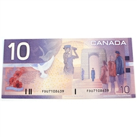 BC-63a 2000 Canada $10 Knight-Thiessen, FDU, AU