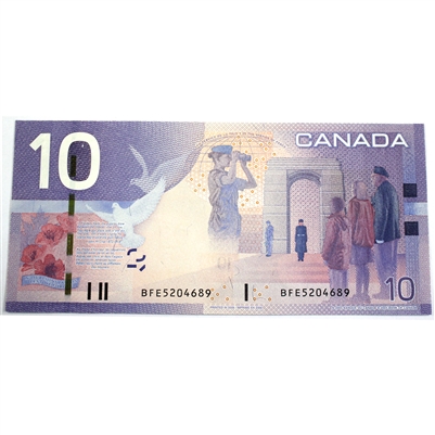 BC-68b 2008 Canada $10 Jenkins-Carney, BFE, CUNC