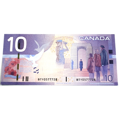 BC-68b 2008 Canada $10 Jenkins-Carney, BTY, CUNC