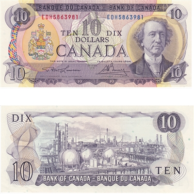BC-49c-i 1971 Canada $10 Lawson-Bouey, EDH, UNC