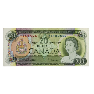 BC-50aA 1969 Canada $20 Beattie-Rasminsky, *EH, VF