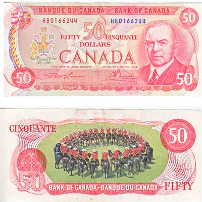 BC-51a 1975 Canada $50 Lawson-Bouey, HB, EF-AU