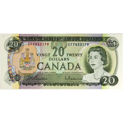 BC-50a 1969 Canada $20 Beattie-Rasminsky, EF, AU