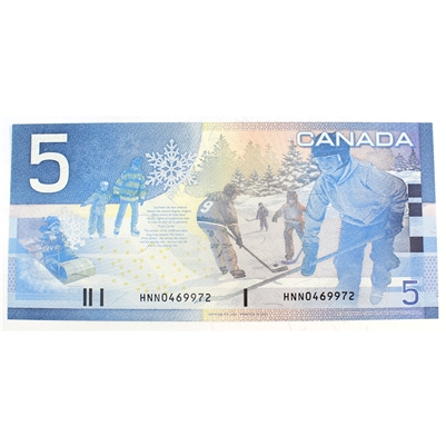 BC-62a-i 2003 Canada $5 Knight-Dodge, HNN, AU-UNC