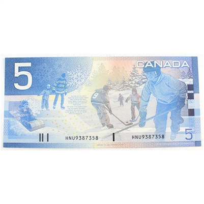 BC-62b 2004 Canada $5 Jenkins-Dodge, HNU, CIRC