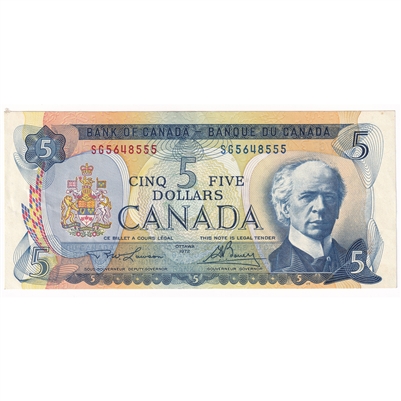 BC-48b 1972 Canada $5 Lawson-Bouey, SG, EF