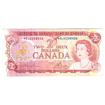 BC-47aA 1974 Canada $2 Lawson-Bouey, *BJ, F-VF