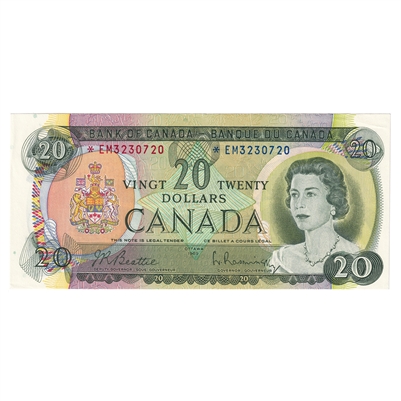 BC-50aA 1969 Canada $20 Beattie-Rasminky, *EM, AU