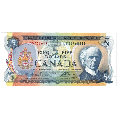 BC-48b 1972 Canada $5 Lawson-Bouey, CS, UNC