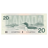BC-58a 1991 Canada $20 Thiessen-Crow, EIE, UNC