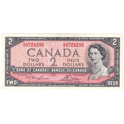 BC-38d 1954 Canada $2 Lawson-Bouey, O/G, AU