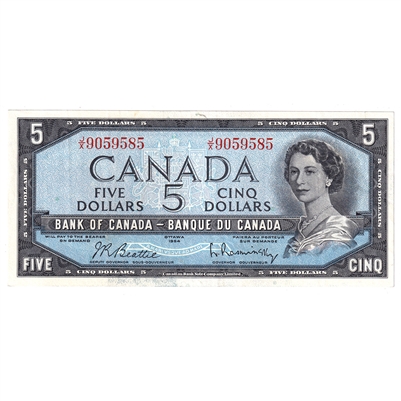 BC-39b 1954 Canada $5 Beattie-Rasminsky, J/X, VF