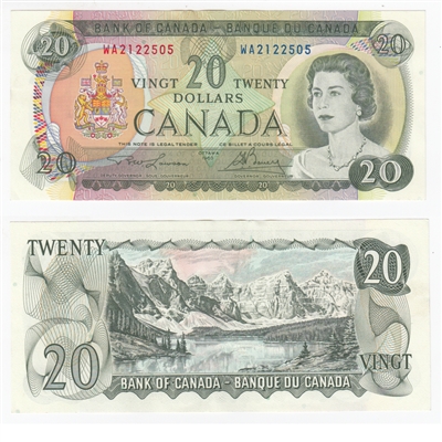 BC-50b 1969 Canada $20 Lawson-Bouey, WA, AU